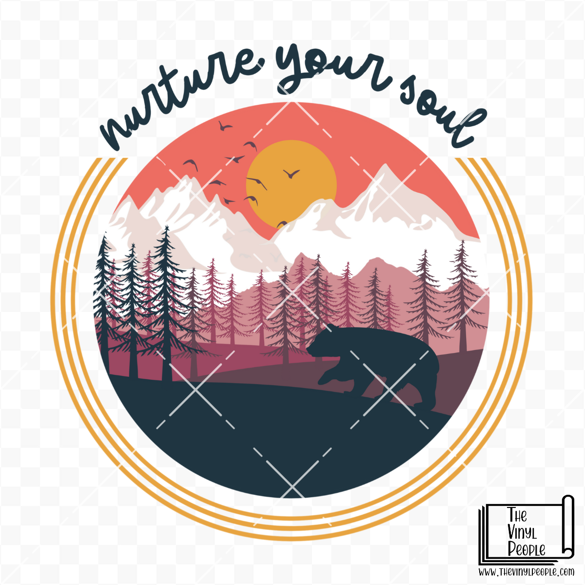 Nurture Your Soul Vinyl Decal