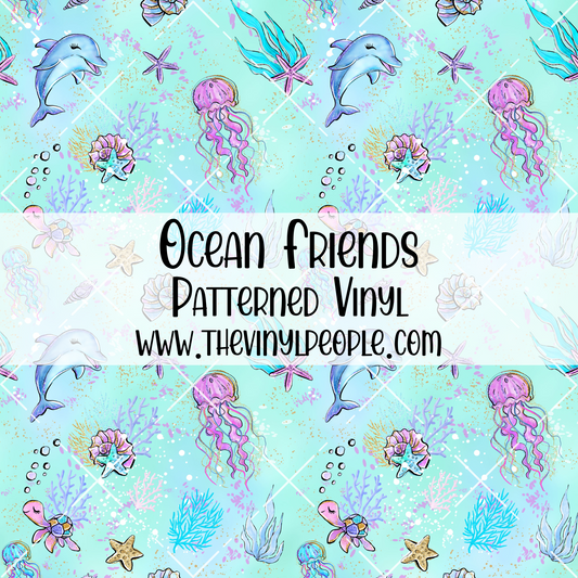 Ocean Friends Patterned Vinyl