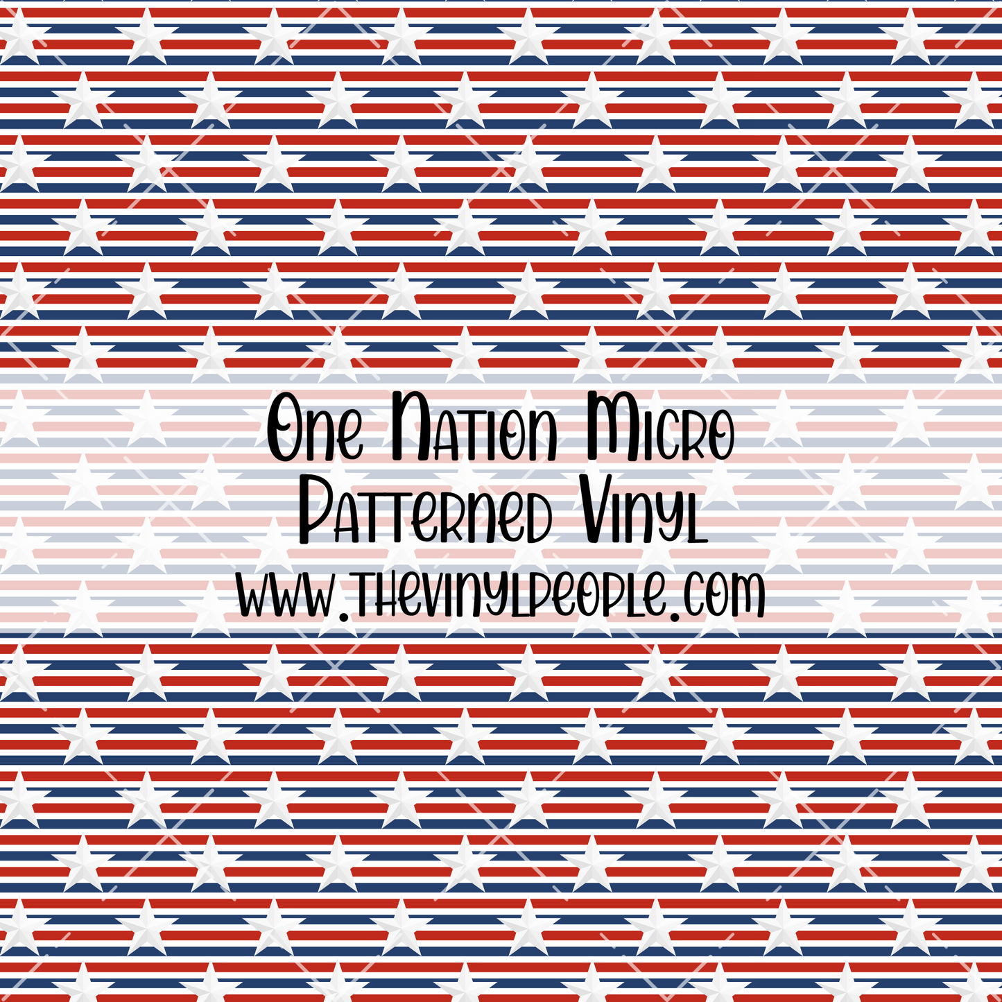 One Nation Patterned Vinyl