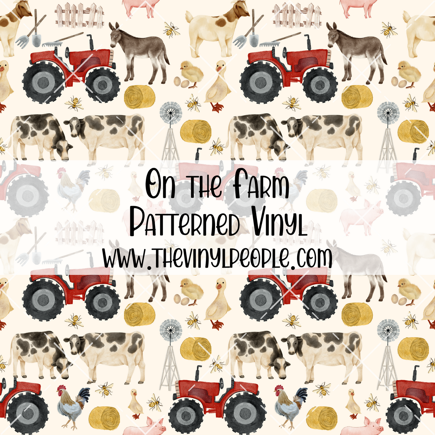 On the Farm Patterned Vinyl