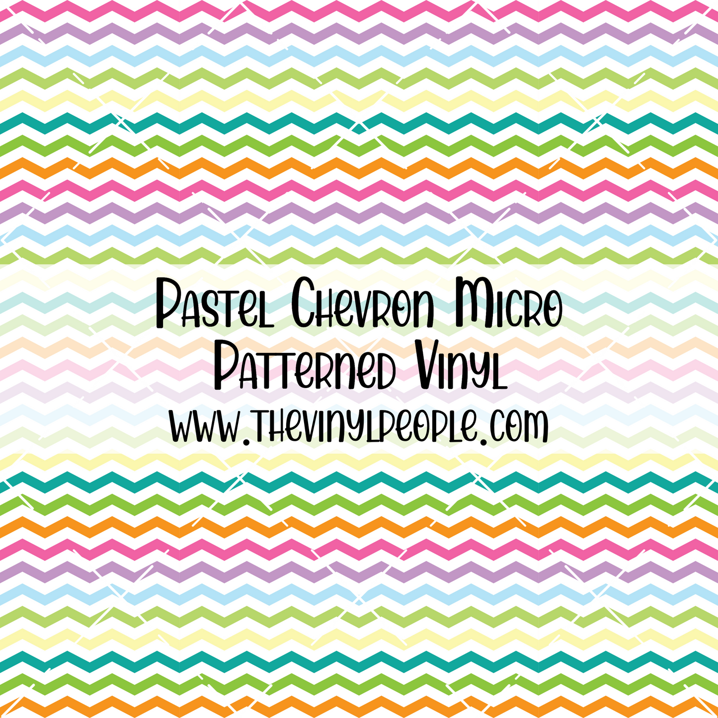 Pastel Chevron Patterned Vinyl