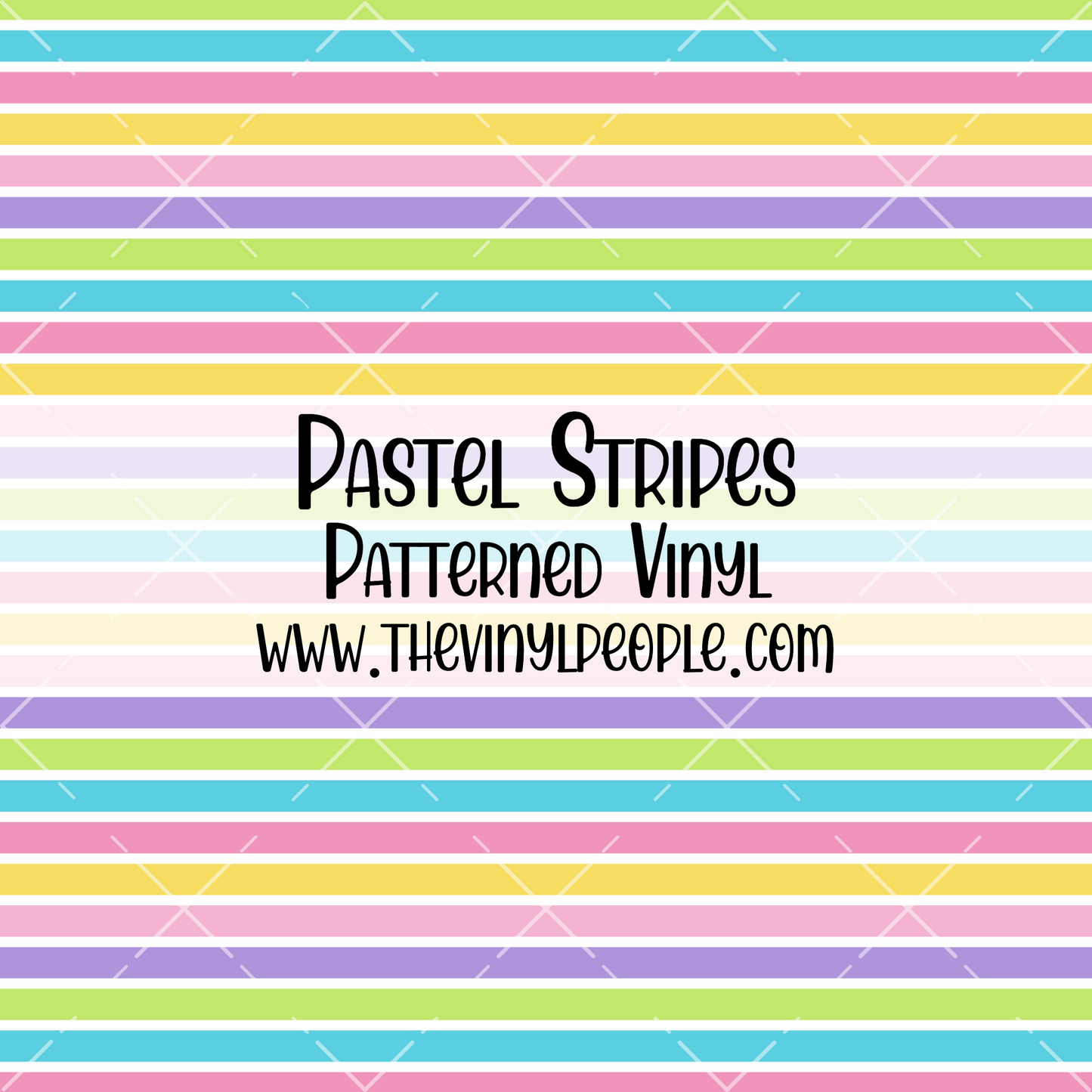 Pastel Stripes Patterned Vinyl