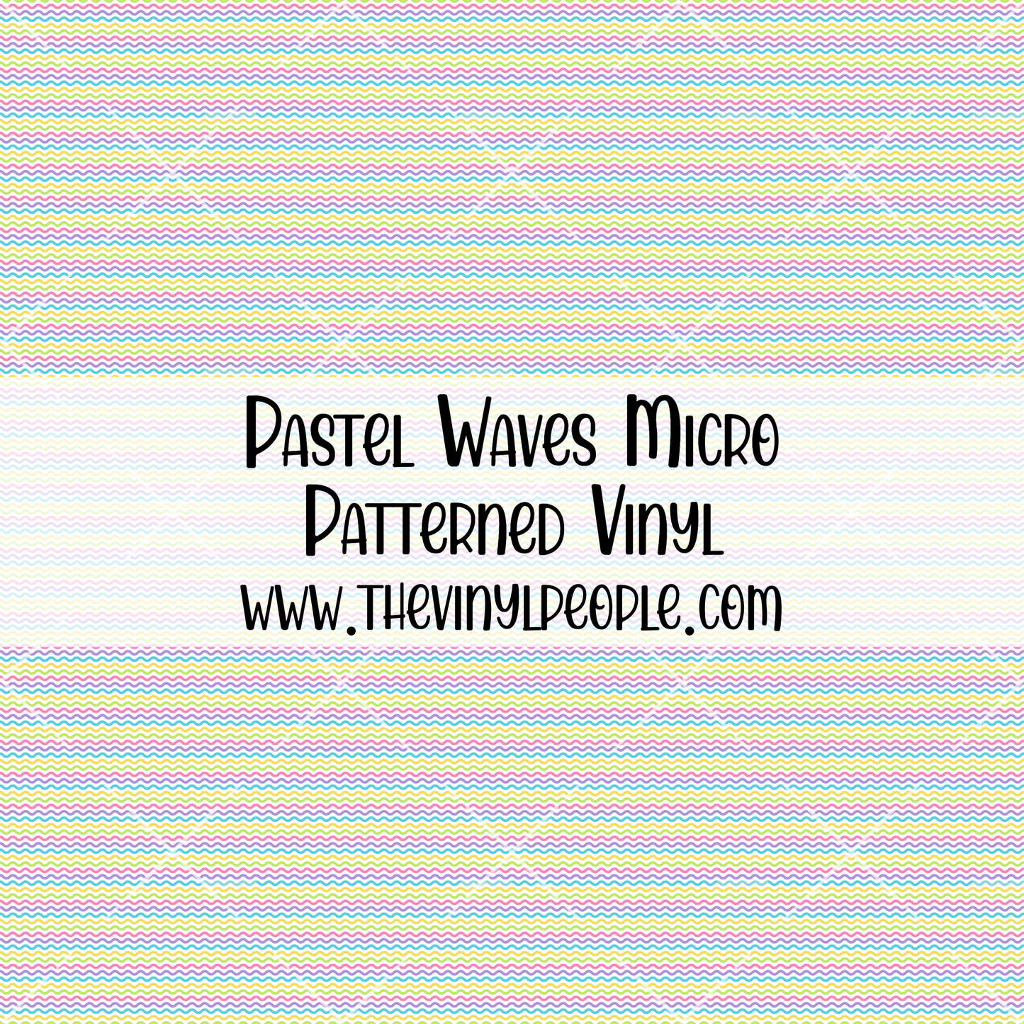 Pastel Waves Patterned Vinyl