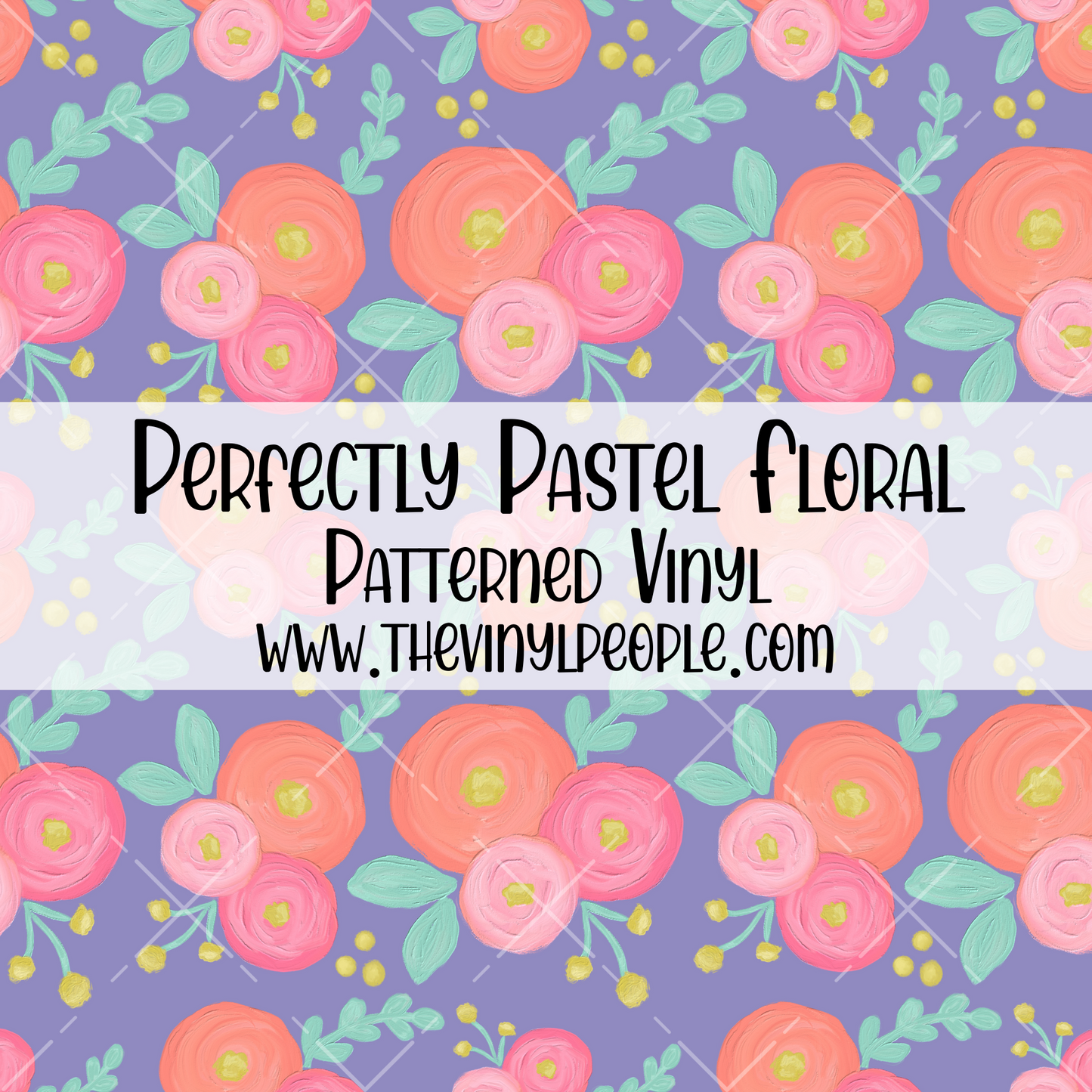 Perfectly Pastel Floral Patterned Vinyl