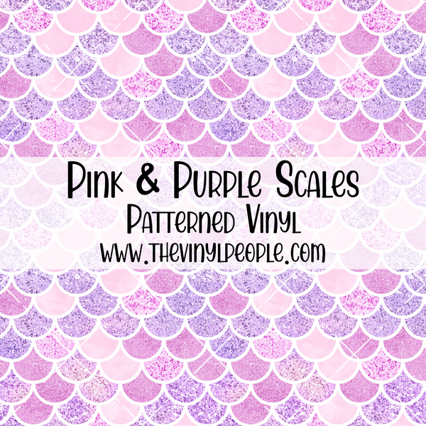 Pink & Purple Scales Patterned Vinyl