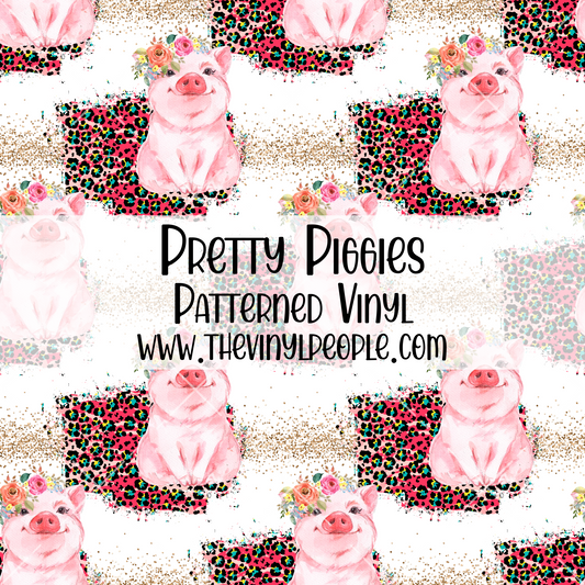 Pretty Piggies Patterned Vinyl
