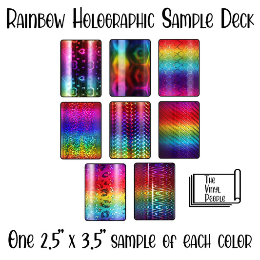 Rainbow Holographic Sample Deck