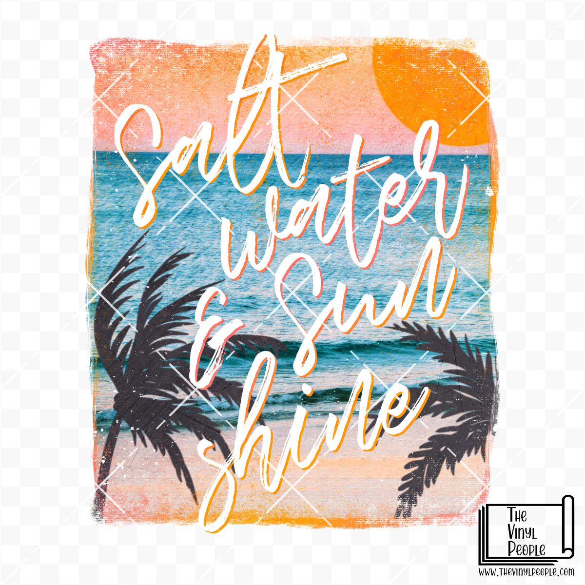 Saltwater & Sunshine Vinyl Decal