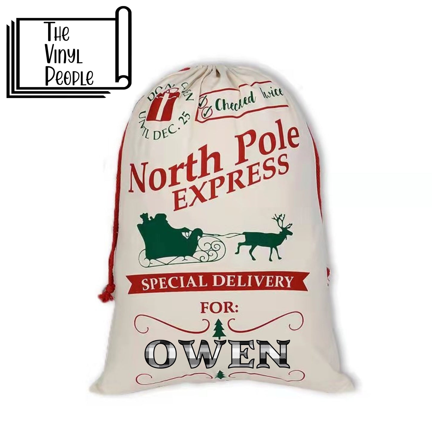 Aspen - White Buffalo Plaid HTV (10" width)