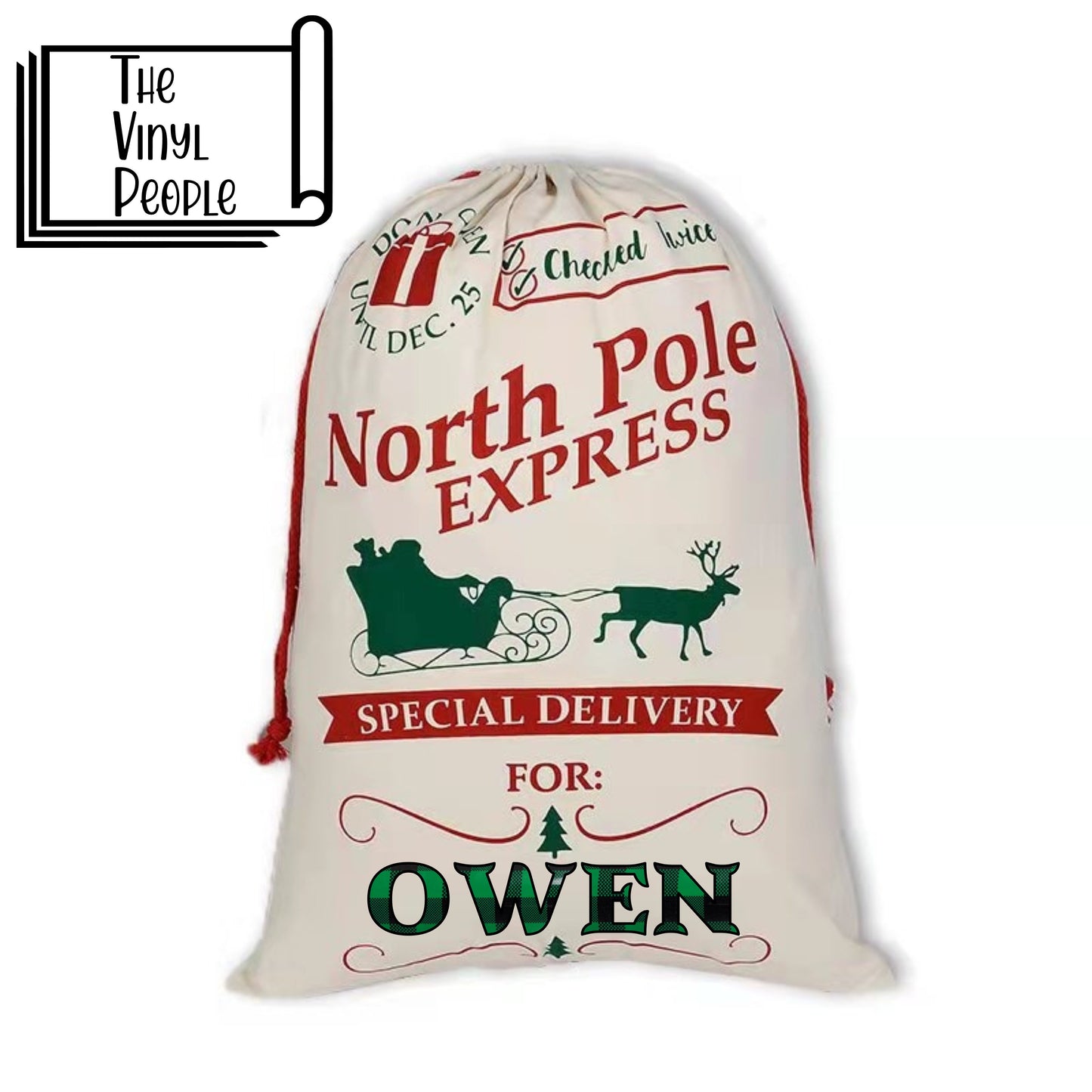 Timber - Green Buffalo Plaid HTV (10" width)