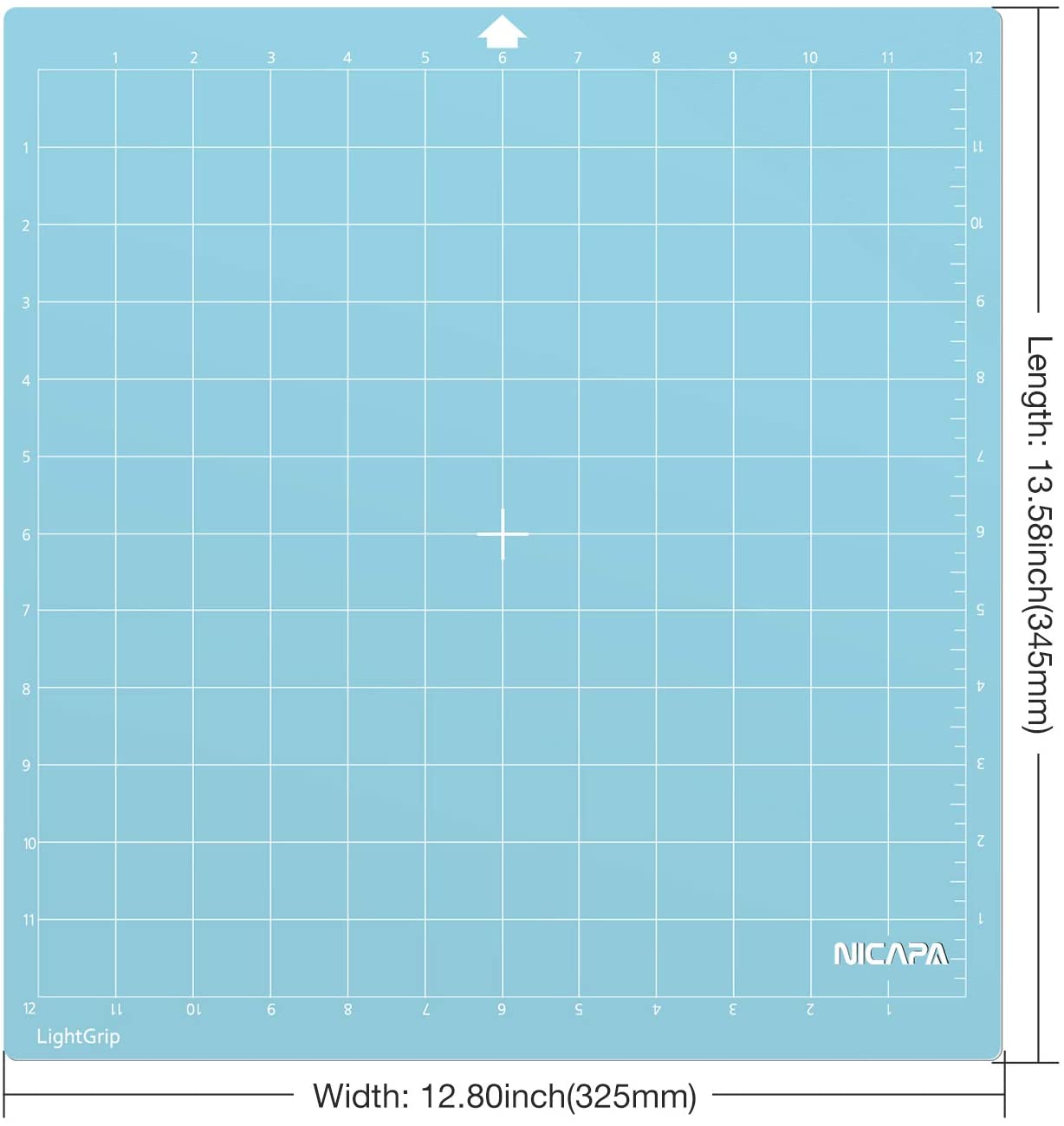 NICAPA 12x12 Silhouette Cameo Cutting Mat - LIGHT GRIP