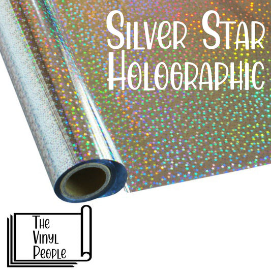 Silver Star Holographic Foil