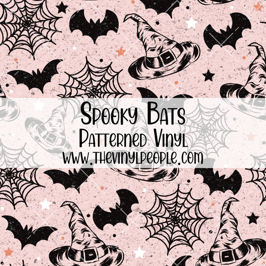 Spooky Bats Patterned Vinyl