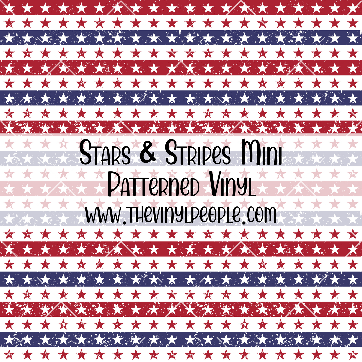 Stars & Stripes Patterned Vinyl