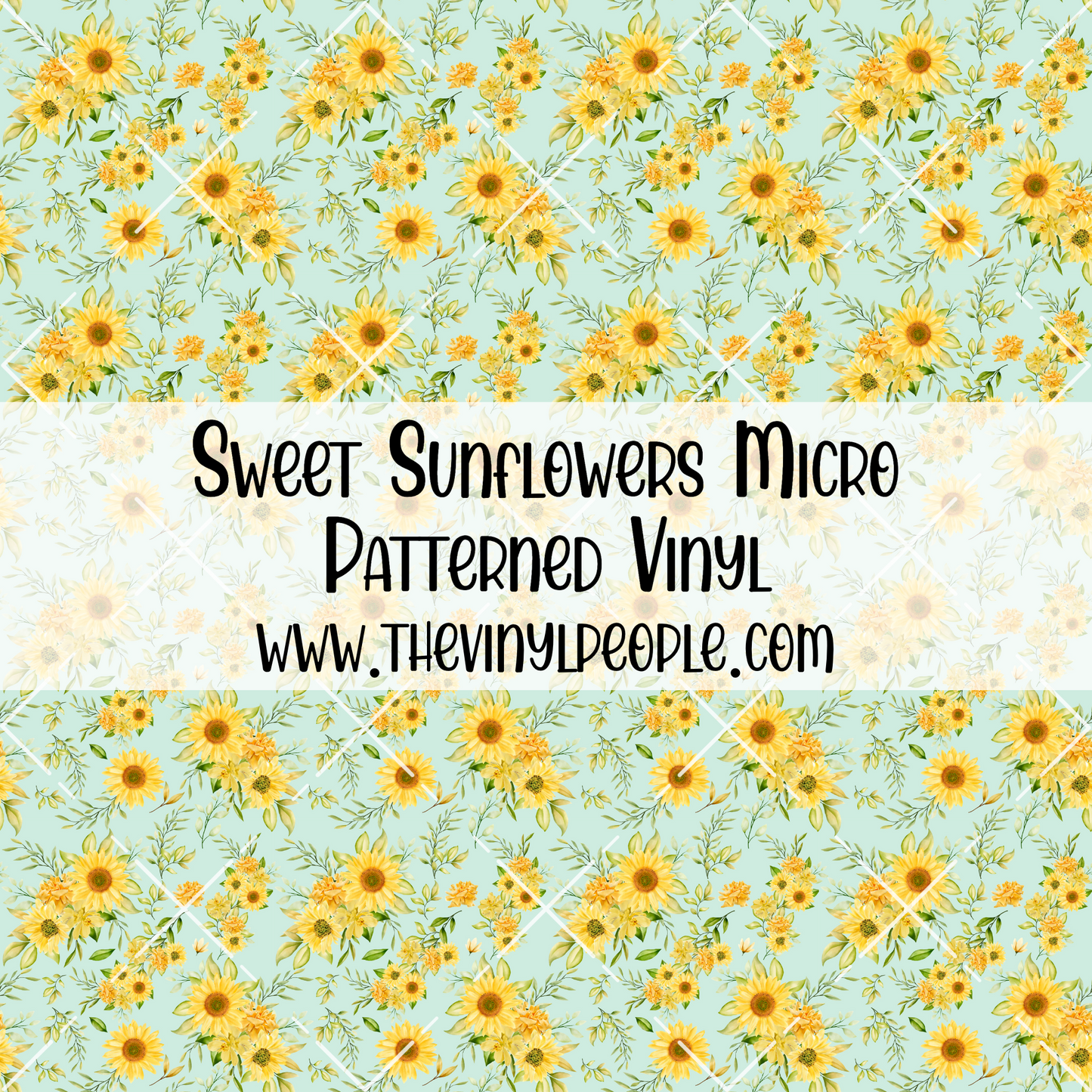 Sweet Sunflowers Patterned Vinyl