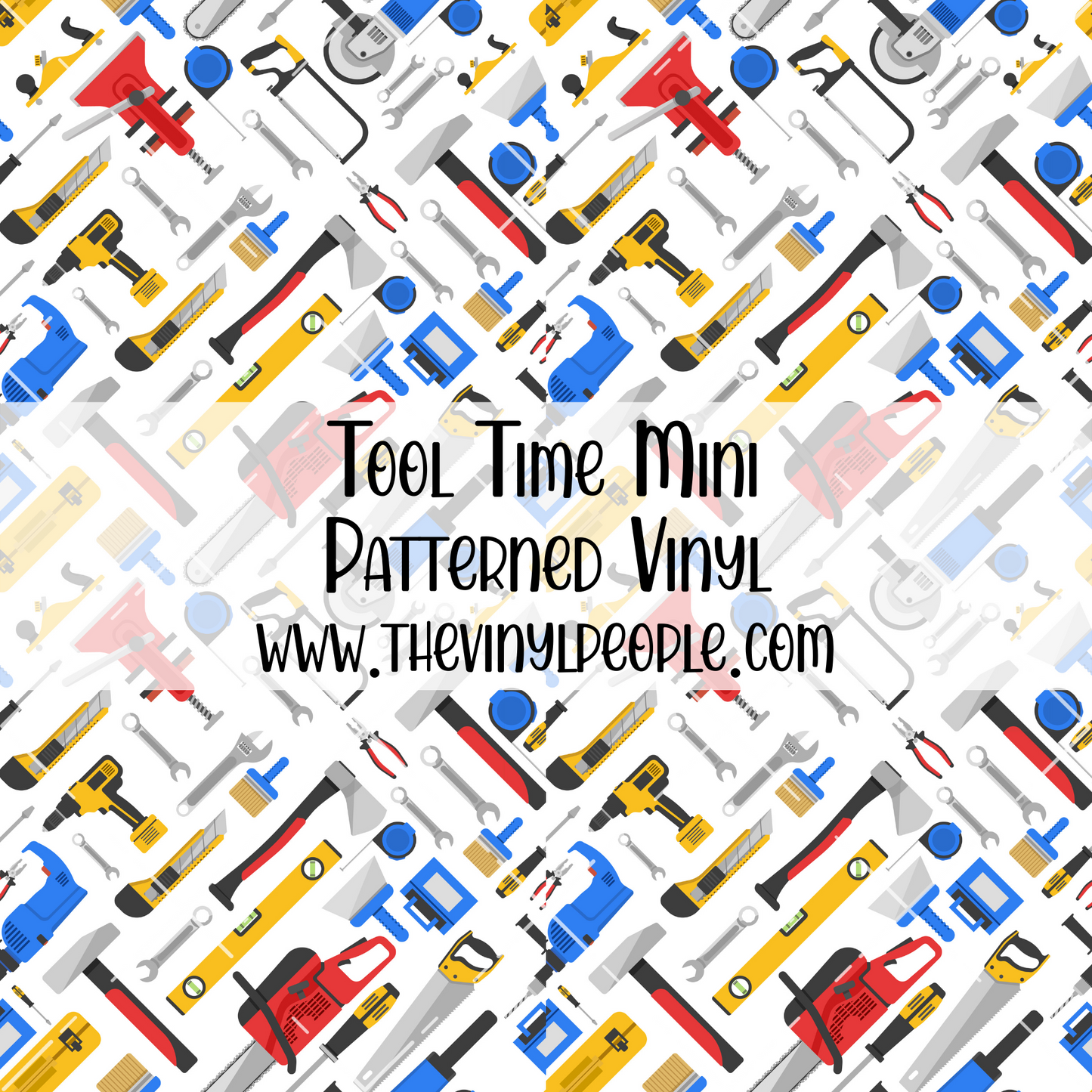 Tool Time Patterned Vinyl