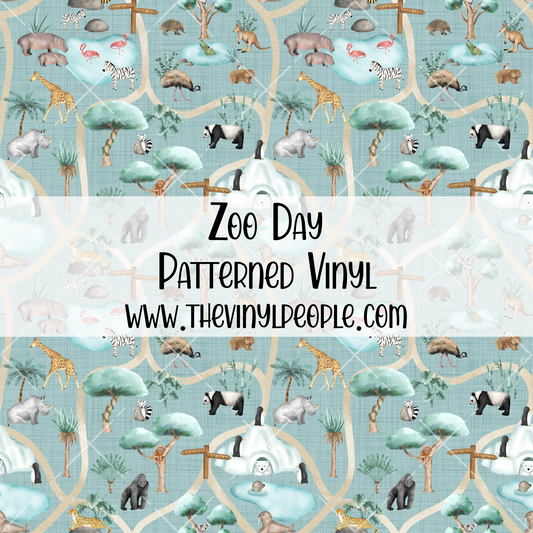 Zoo Day Patterned Vinyl
