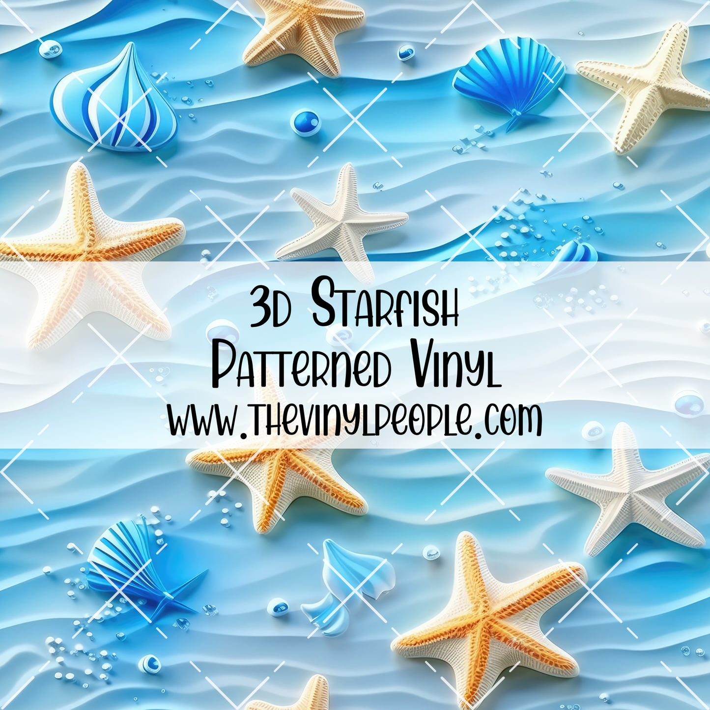 3D Starfish Patterned Vinyl