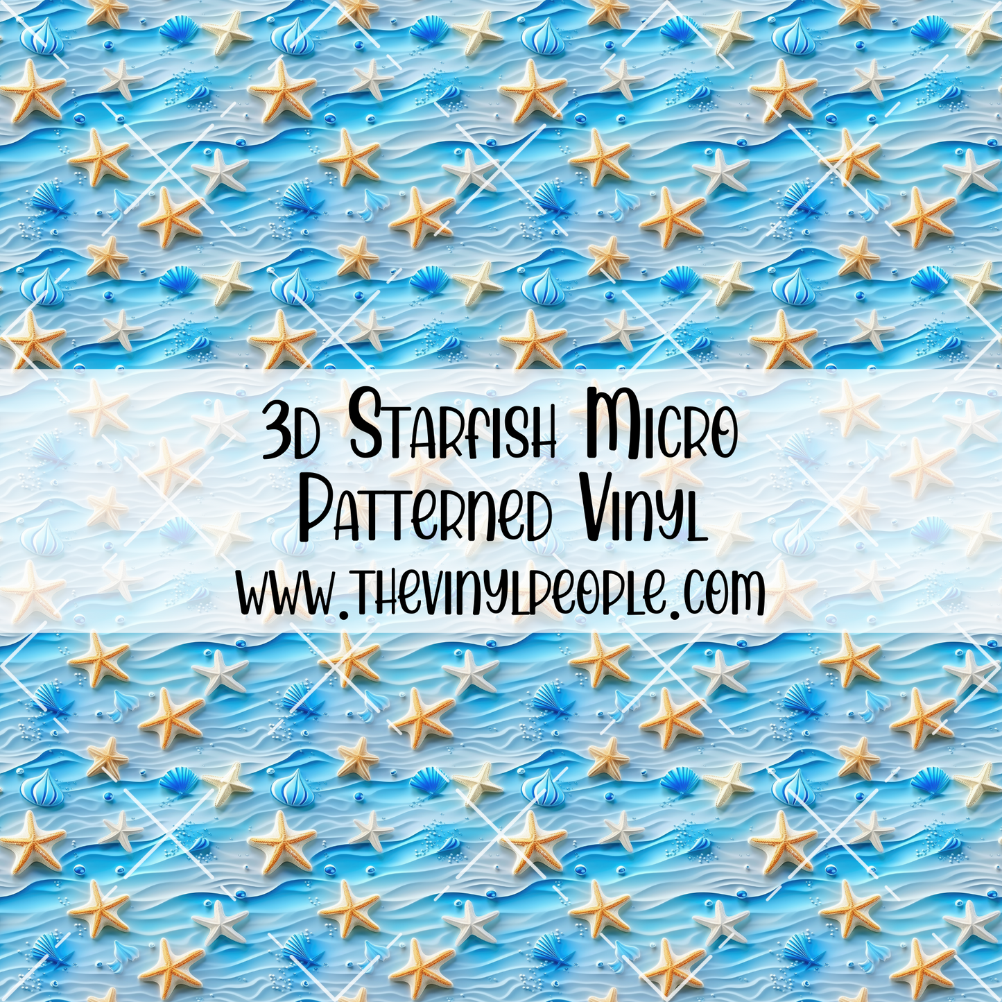 3D Starfish Patterned Vinyl