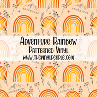 Adventure Rainbow Patterned Vinyl