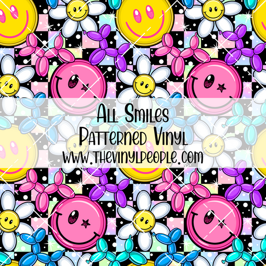 All Smiles Patterned Vinyl