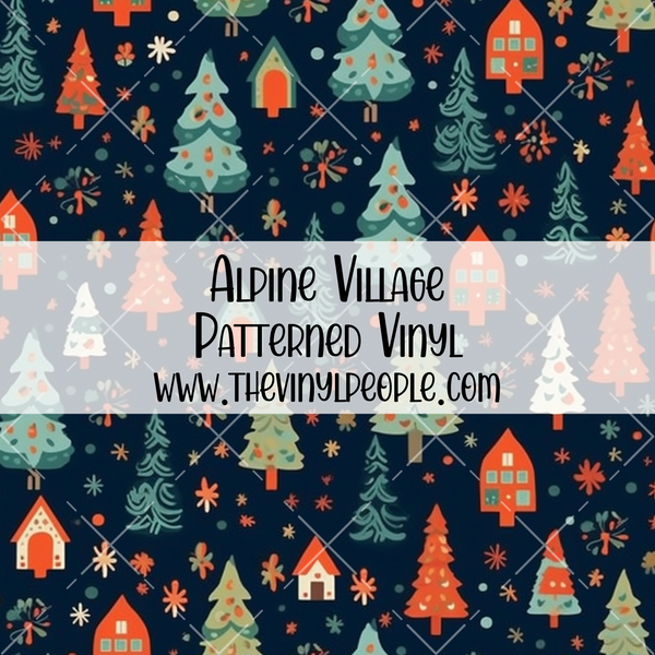 Alpine Village Patterned Vinyl