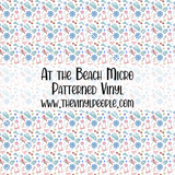 At the Beach Patterned Vinyl