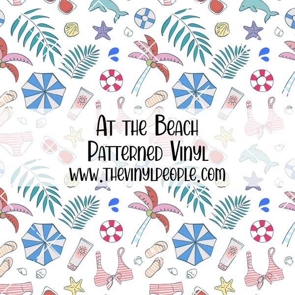 At the Beach Patterned Vinyl