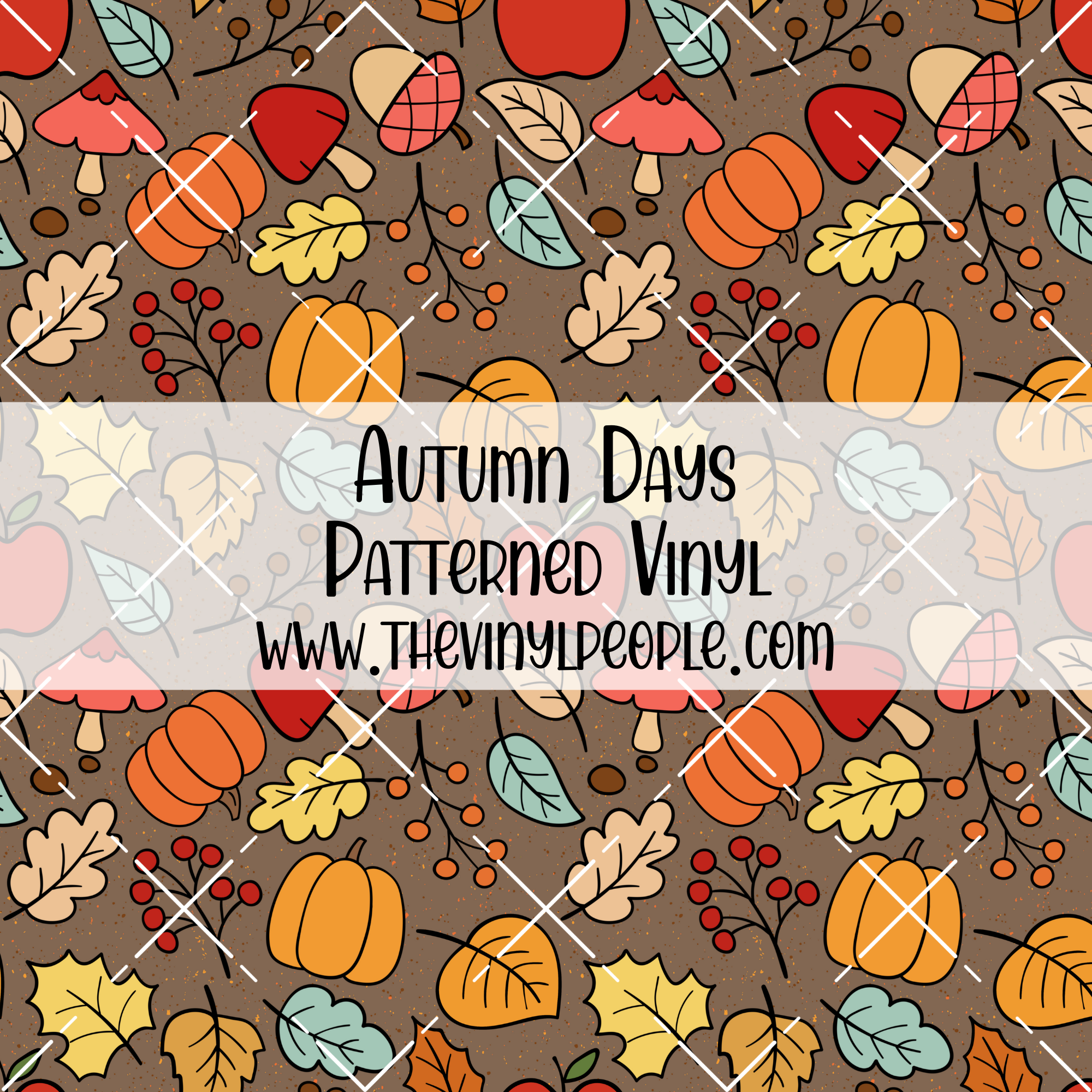 Fall Vinyl Autumn Days Patterned Vinyl – TheVinylPeople