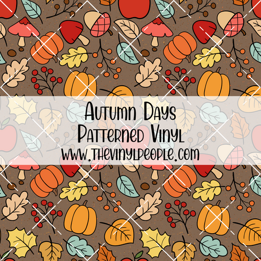 Autumn Days Patterned Vinyl