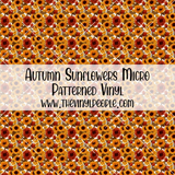 Autumn Sunflowers Patterned Vinyl