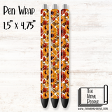 Autumn Sunflowers Pen Wrap