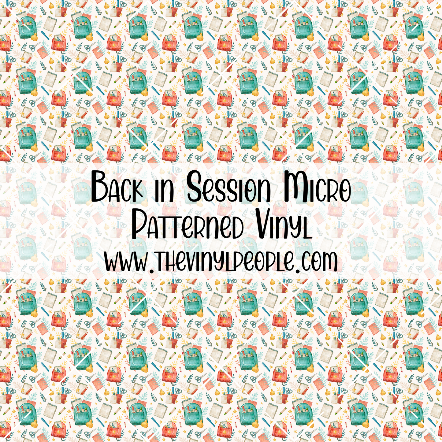 Back in Session Patterned Vinyl
