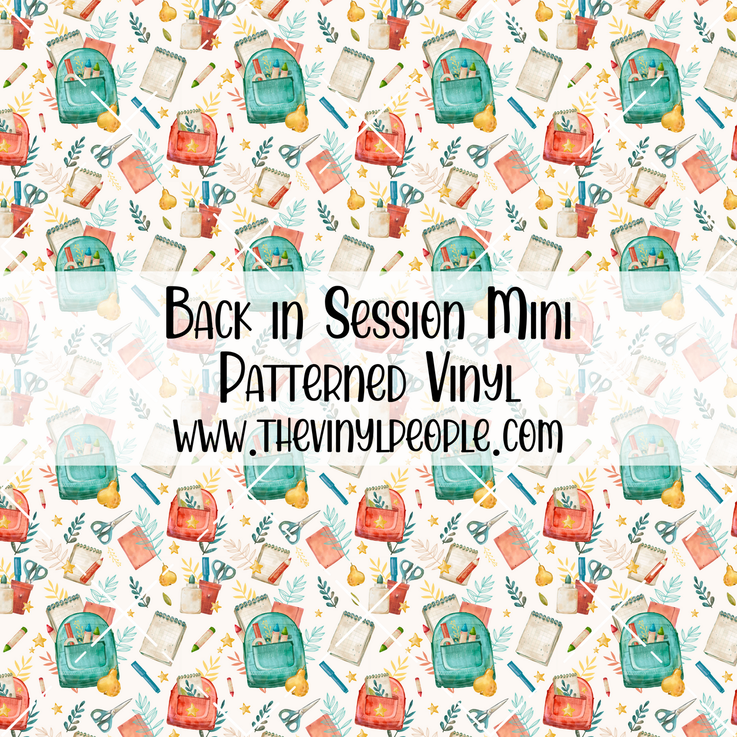 Back in Session Patterned Vinyl
