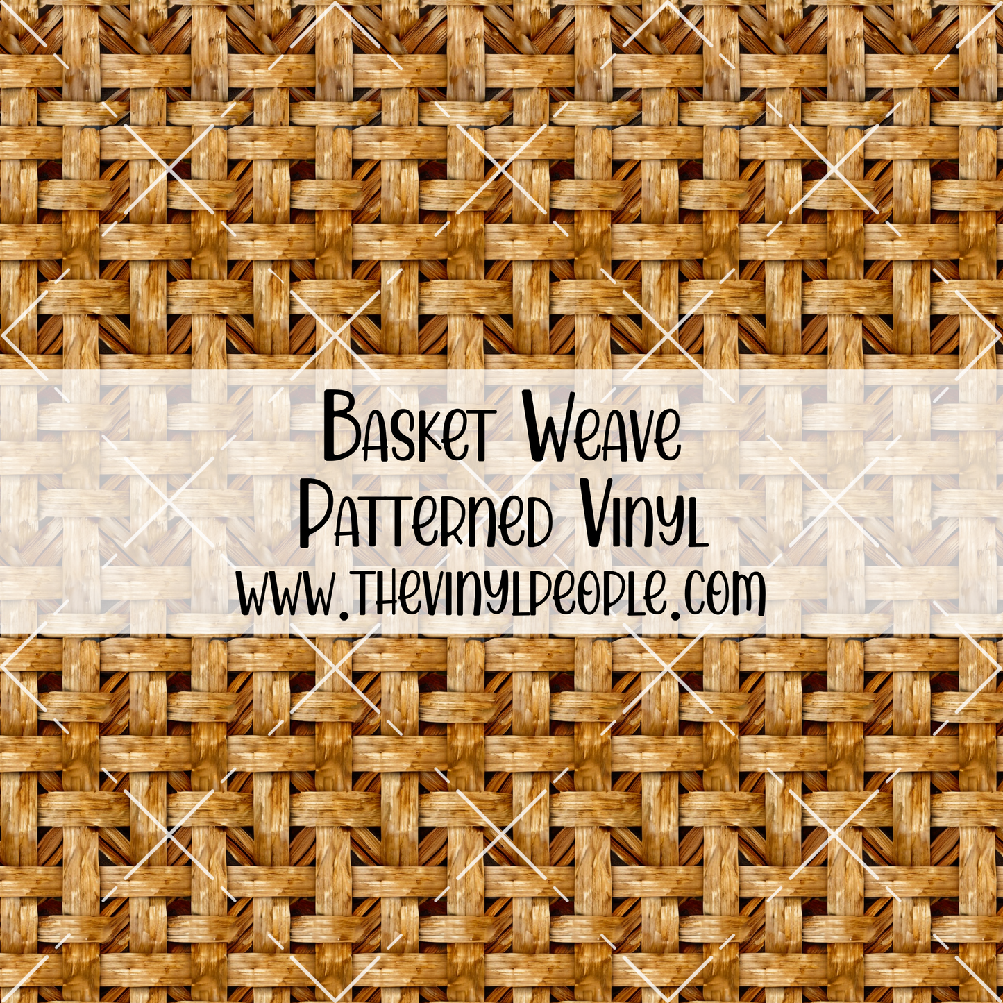 Basket Weave Patterned Vinyl