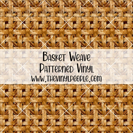Basket Weave Patterned Vinyl
