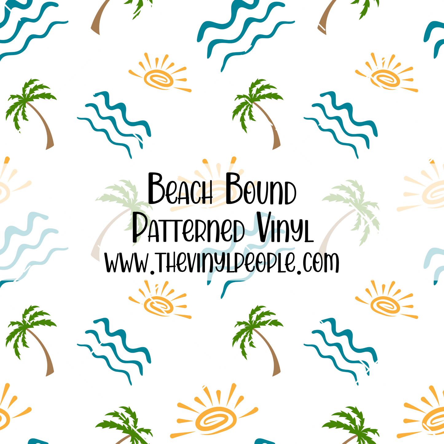 Beach Bound Patterned Vinyl