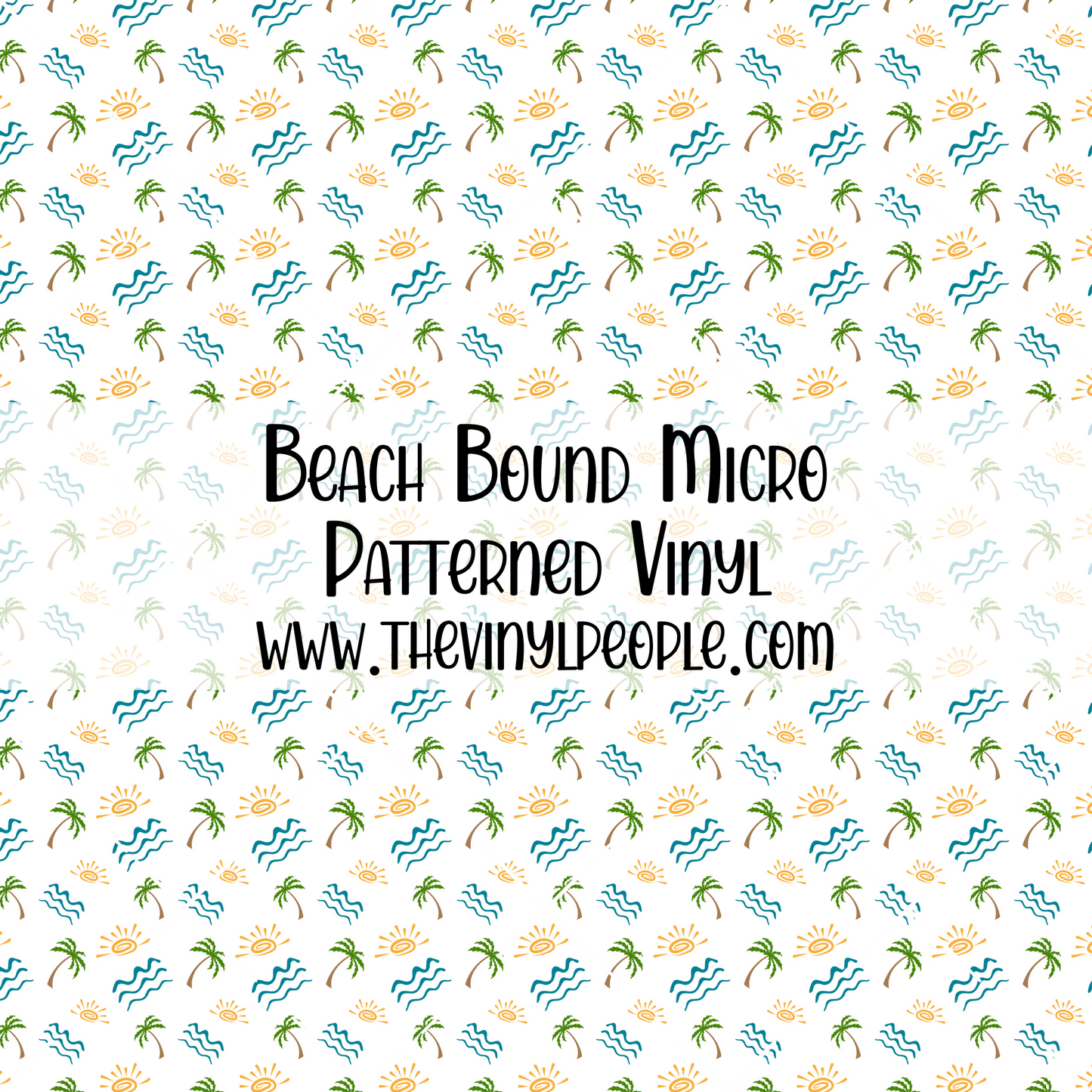 Beach Bound Patterned Vinyl