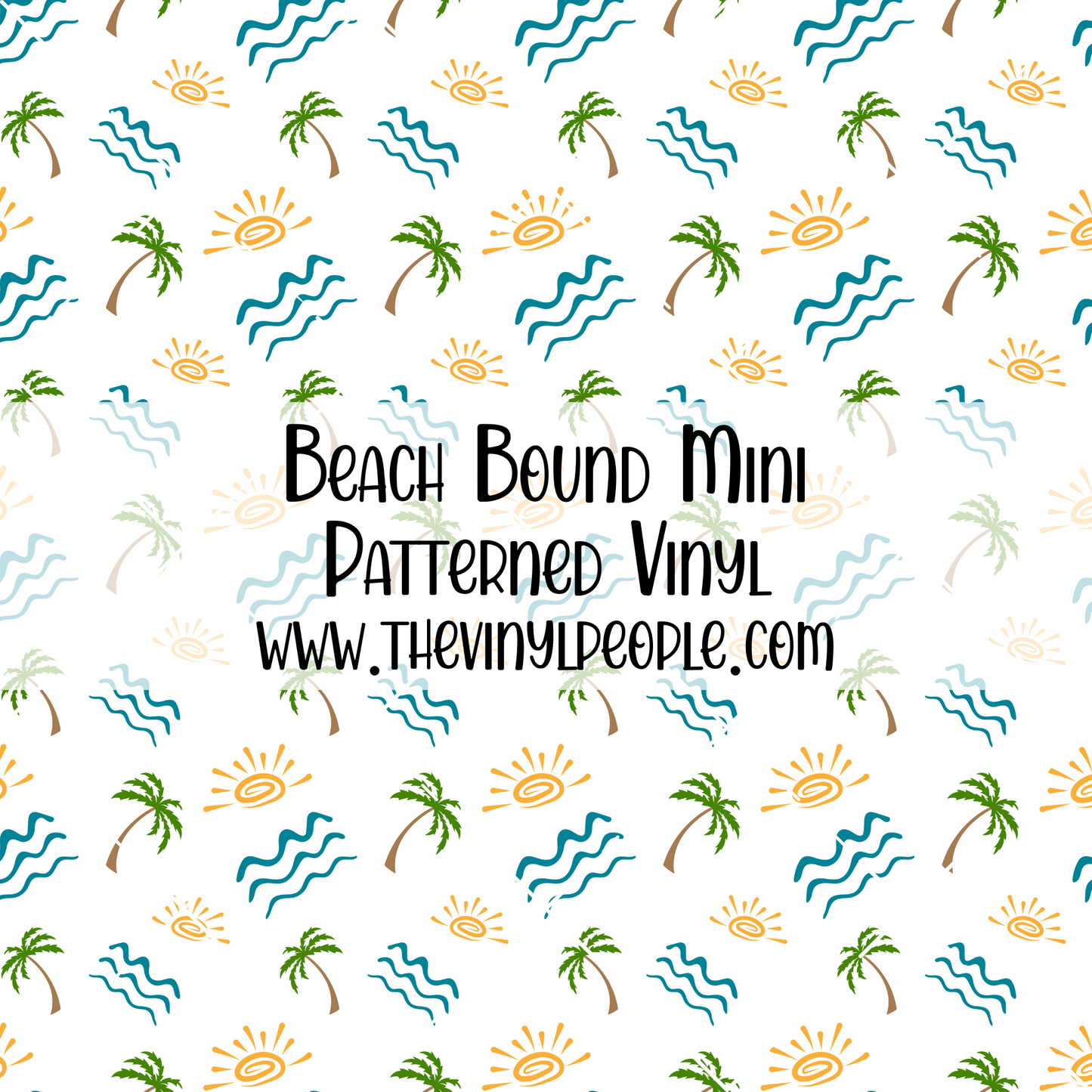 Beach Bound Patterned Vinyl