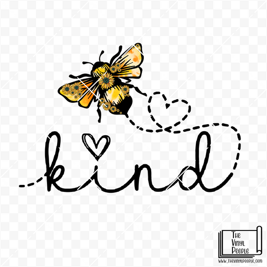 Bee Kind Vinyl Decal