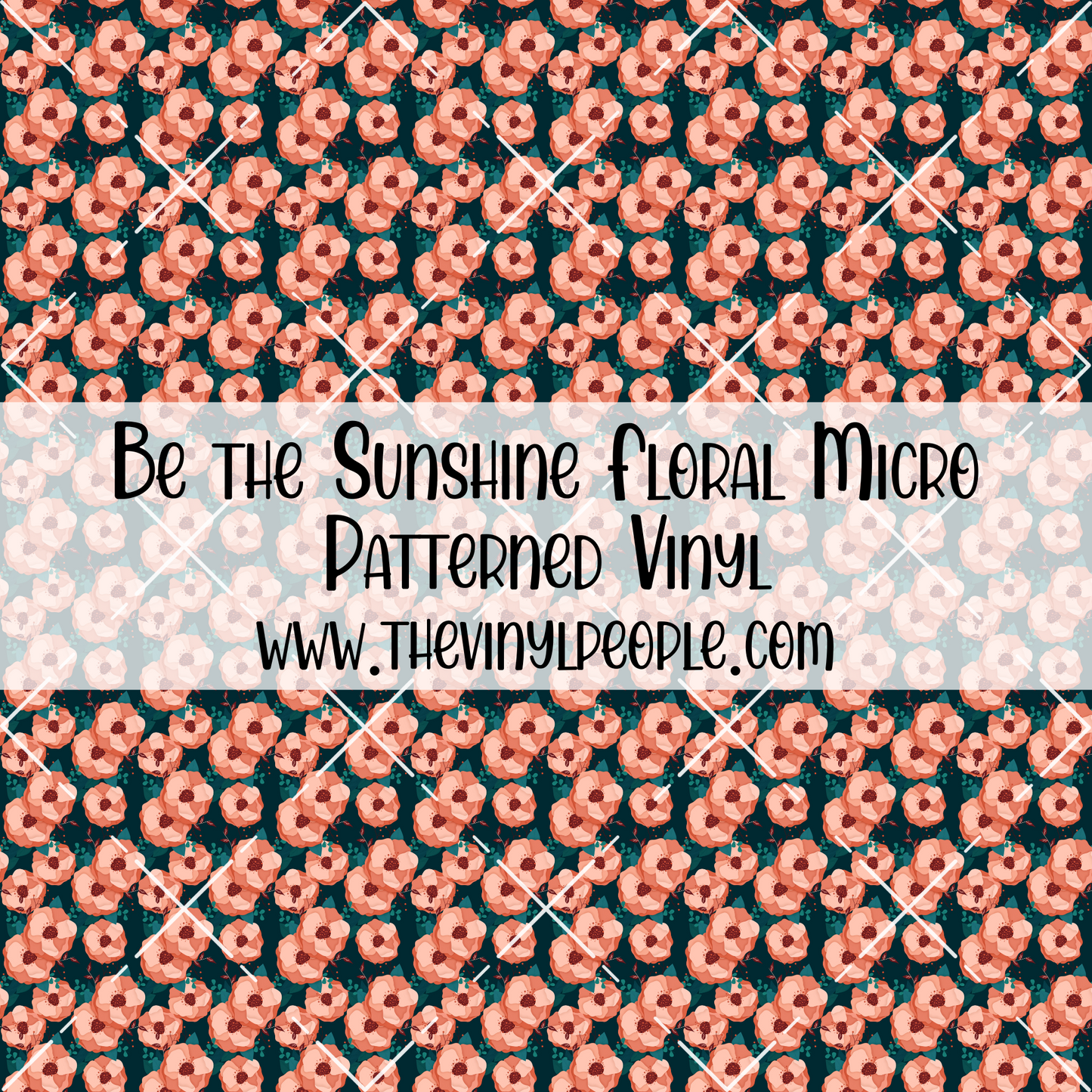 Be the Sunshine Floral Patterned Vinyl