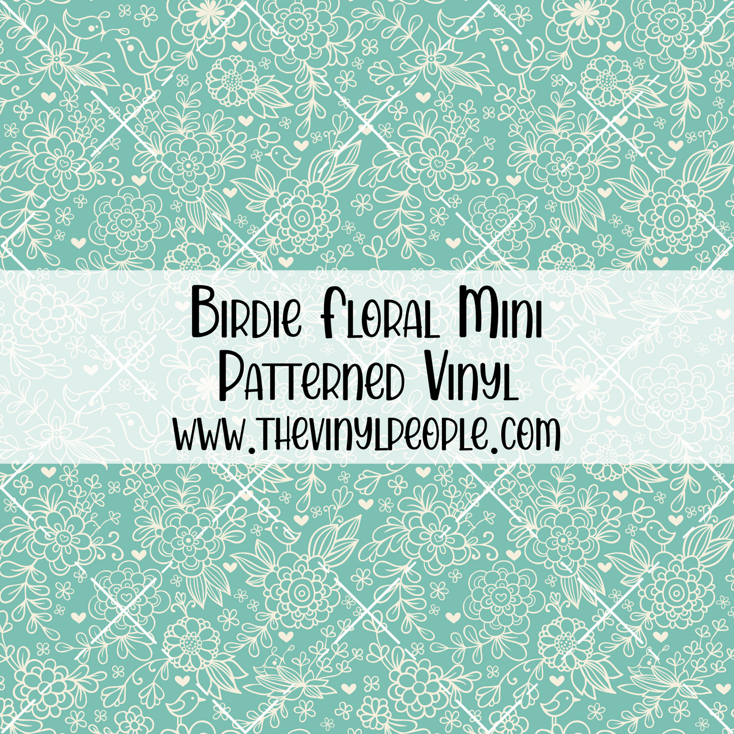Birdie Floral Patterned Vinyl