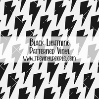 Black Lightning Patterned Vinyl