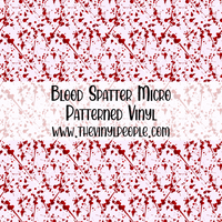 Blood Spatter Patterned Vinyl