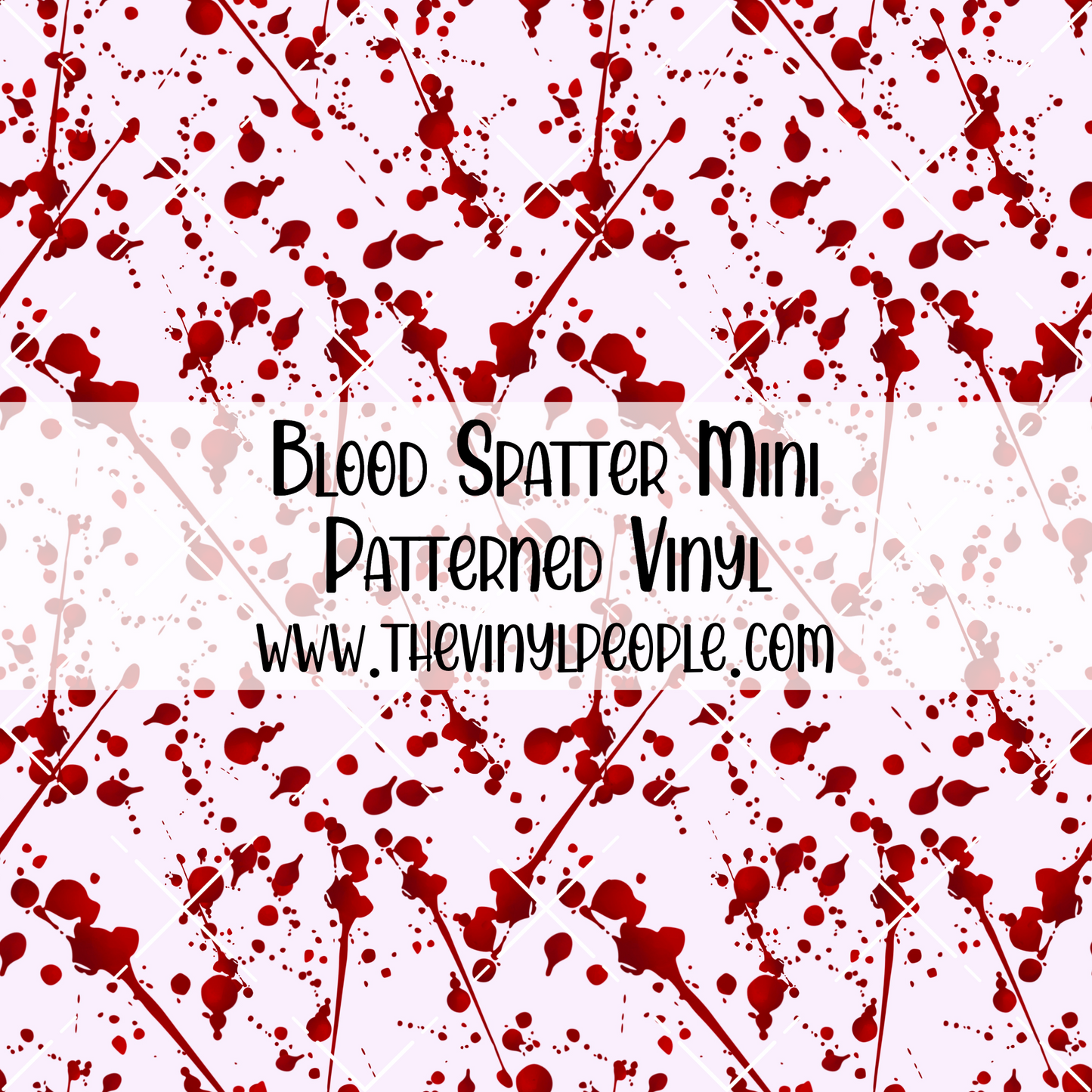 Blood Spatter Patterned Vinyl