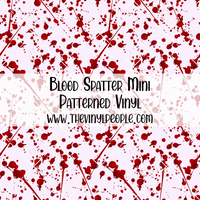 Blood Spatter Patterned Vinyl