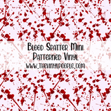 Blood Spatter Patterned Vinyl
