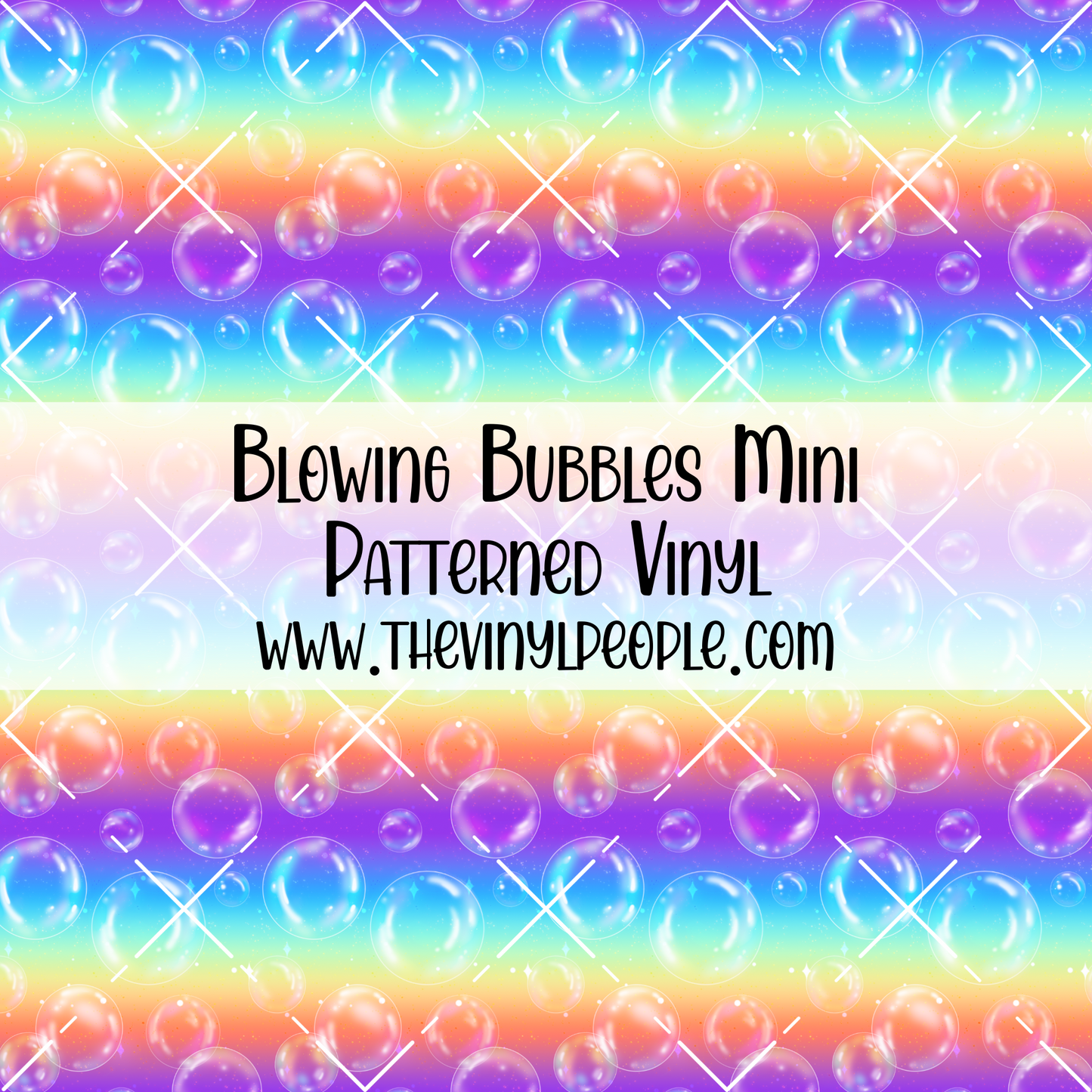 Blowing Bubbles Patterned Vinyl