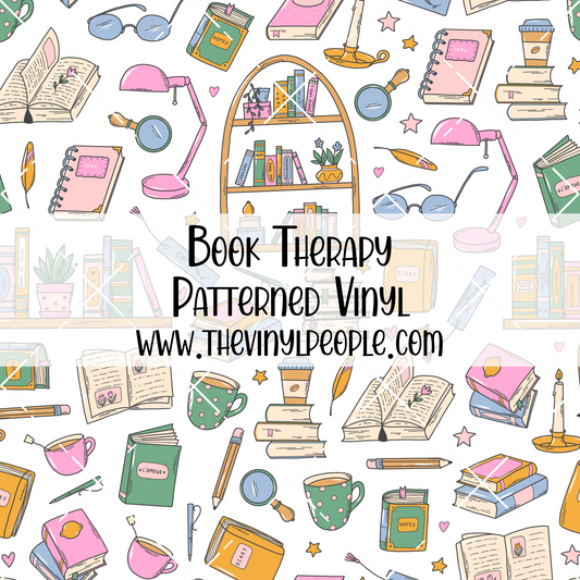 Book Therapy Patterned Vinyl