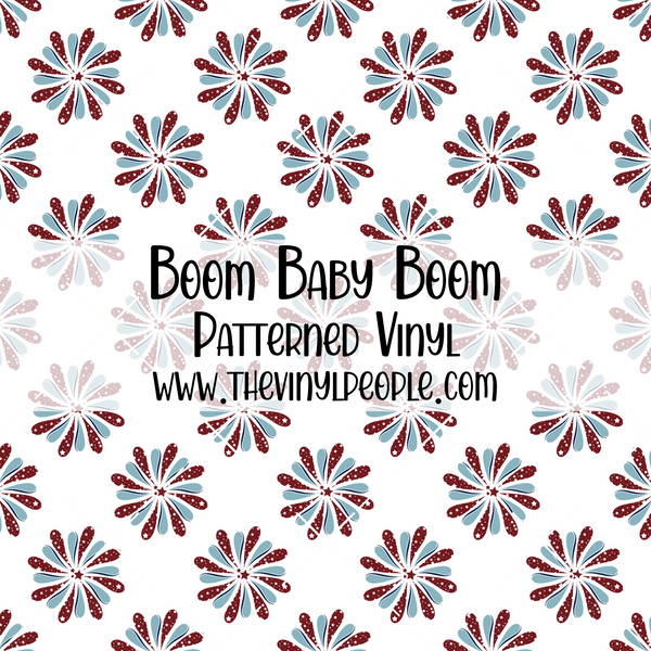 Boom Baby Boom Patterned Vinyl